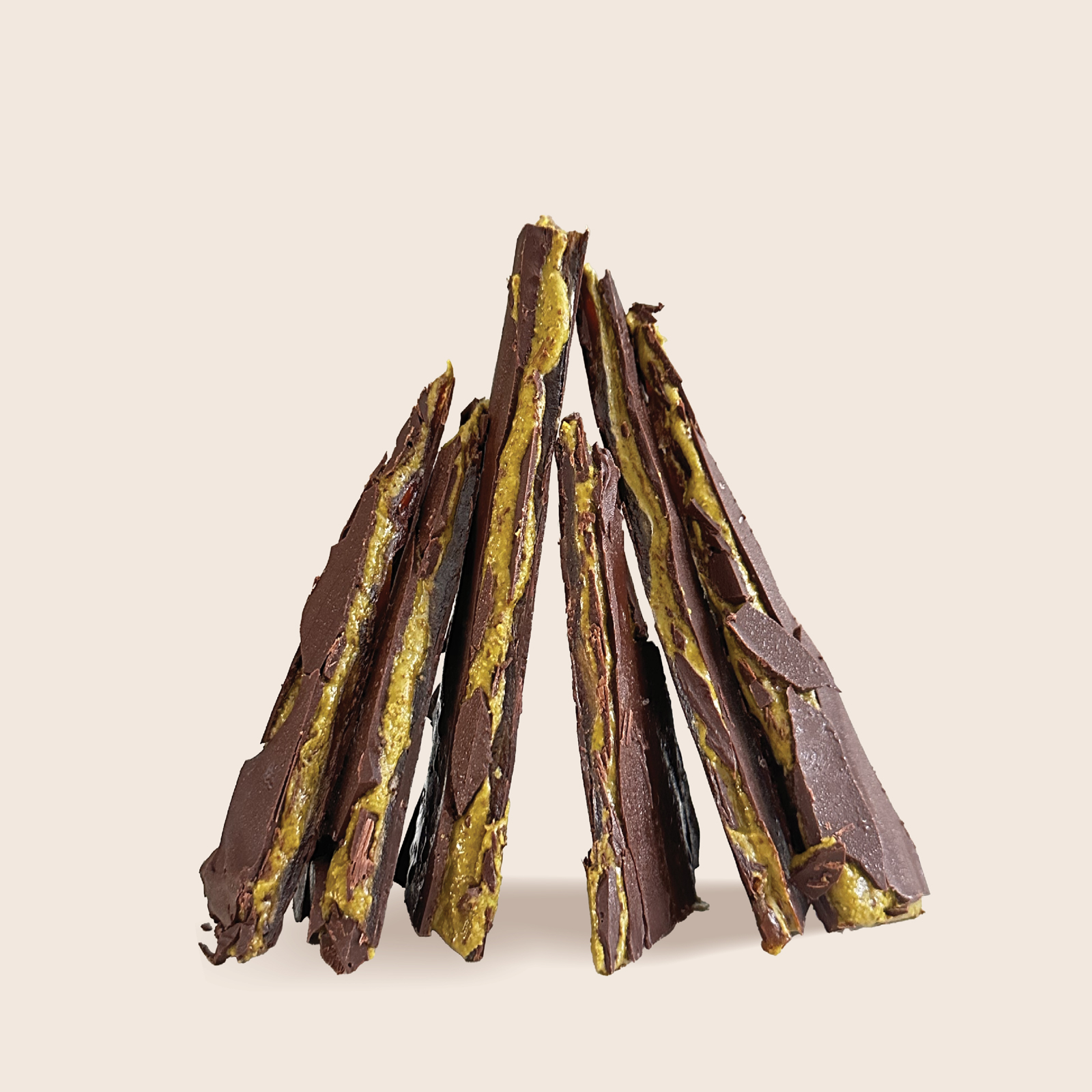 Dark chocolate pistachio bark